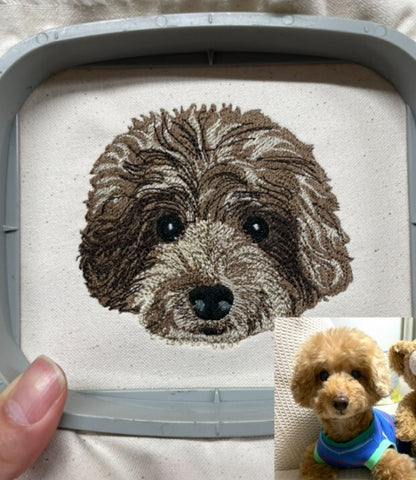 【事前相談】写真からつくるペット刺繍アイテム｜完全オーダーメイド（２匹専用）