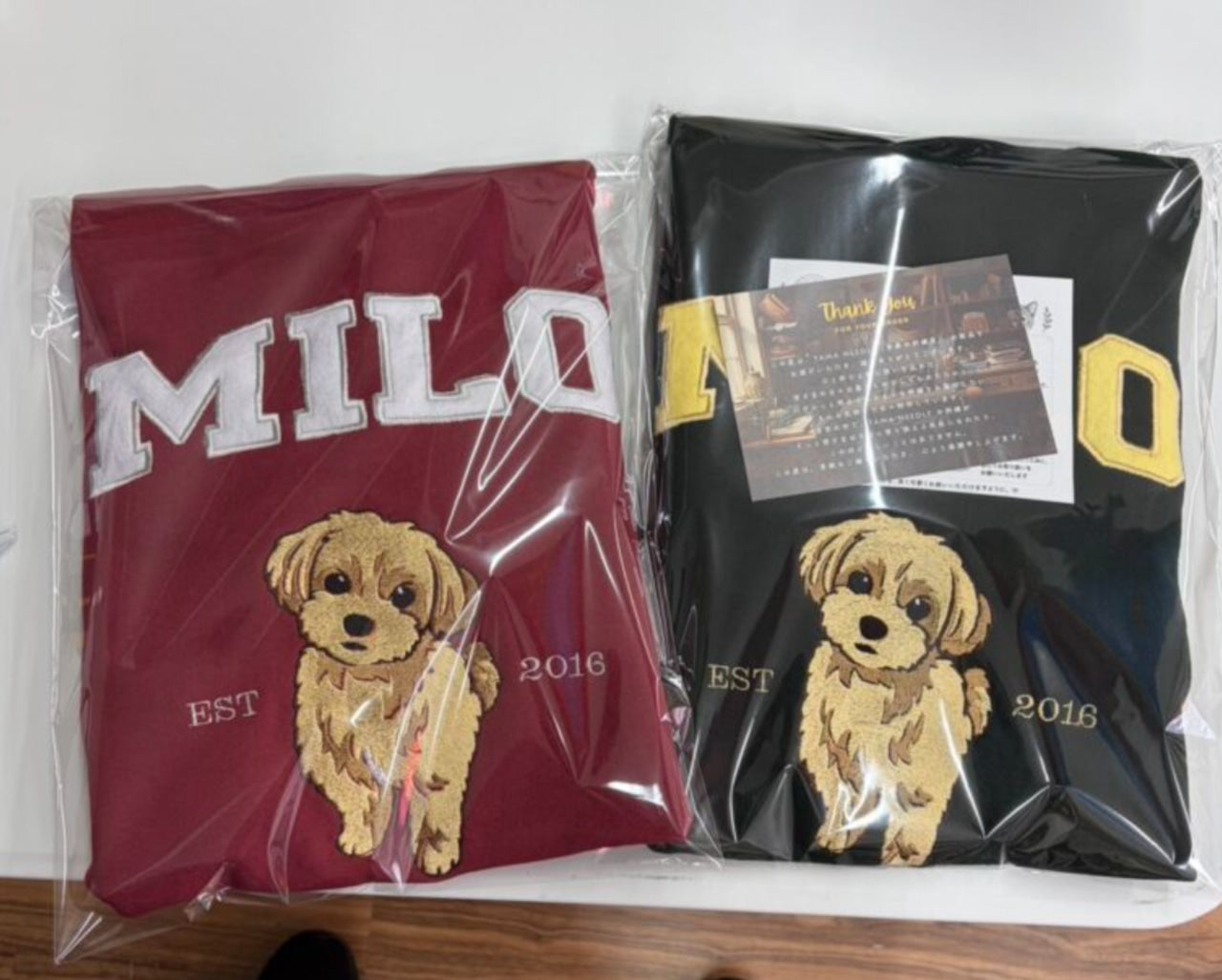 【事前相談】写真からつくるペット刺繍アイテム｜完全オーダーメイド（２匹専用）