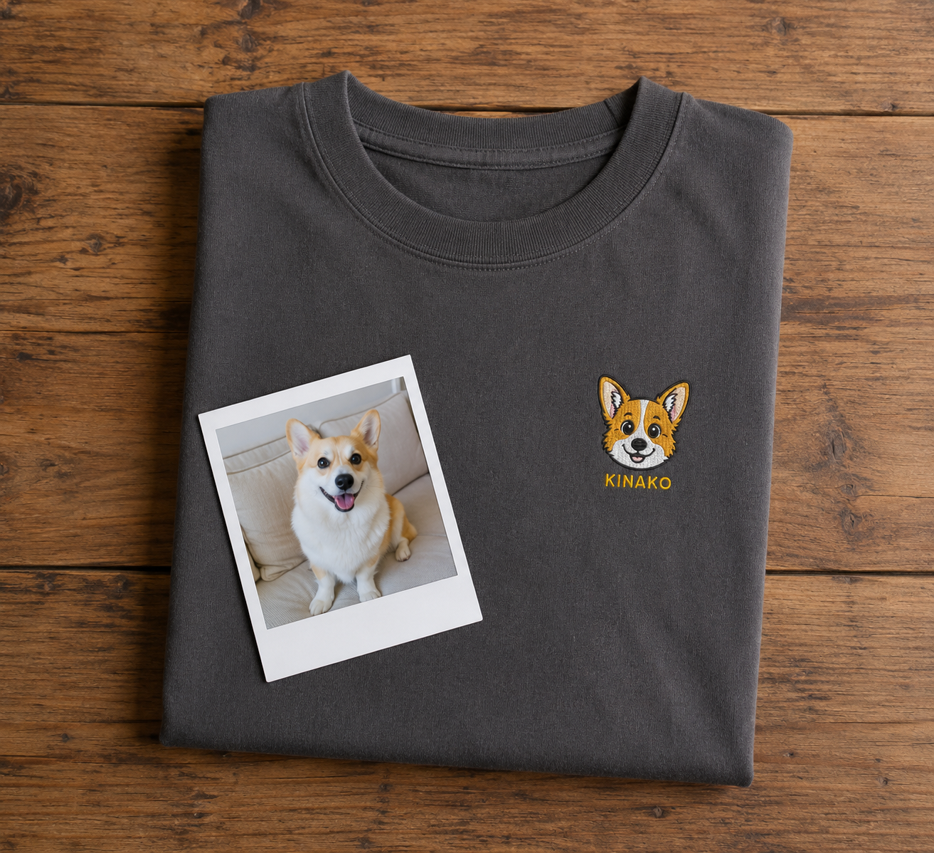 （ペット刺繍メーカー専用）海外アニメ 刺繍Tシャツ