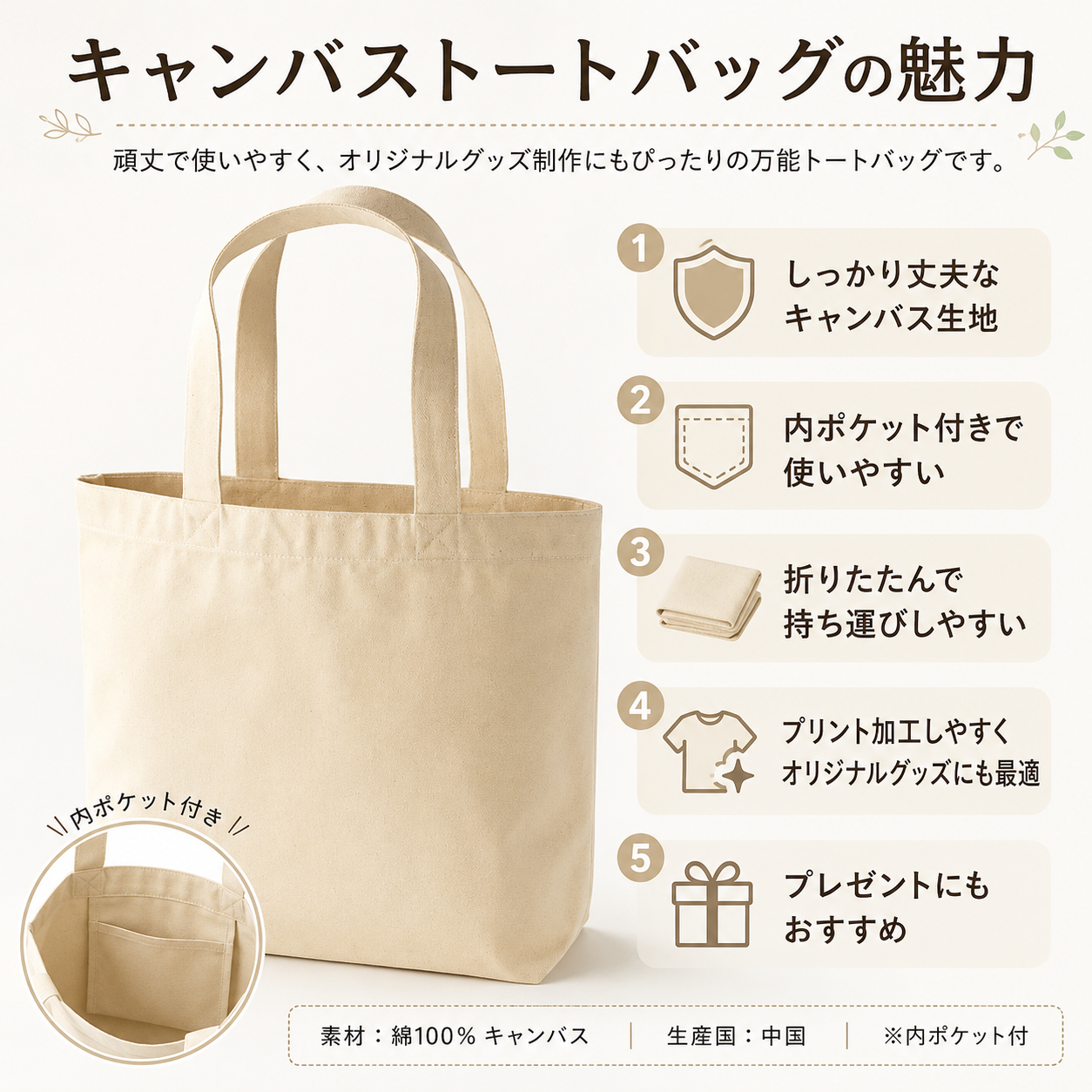 ペット刺繍　リアルスタイル｜トートバッグ（顔 or 全身 １匹のみ）