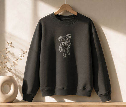 （ペット刺繍メーカー専用）ラインアート刺繍トレーナー