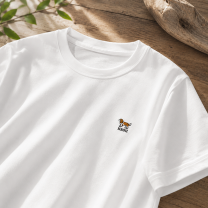 ミニワンポイント　刺繍Tシャツ