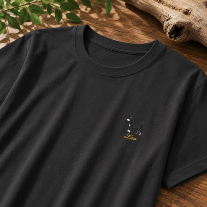 ミニワンポイント　刺繍Tシャツ