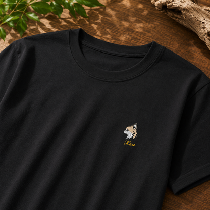 ミニワンポイント　刺繍Tシャツ