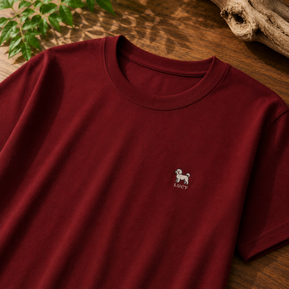 ミニワンポイント　刺繍Tシャツ