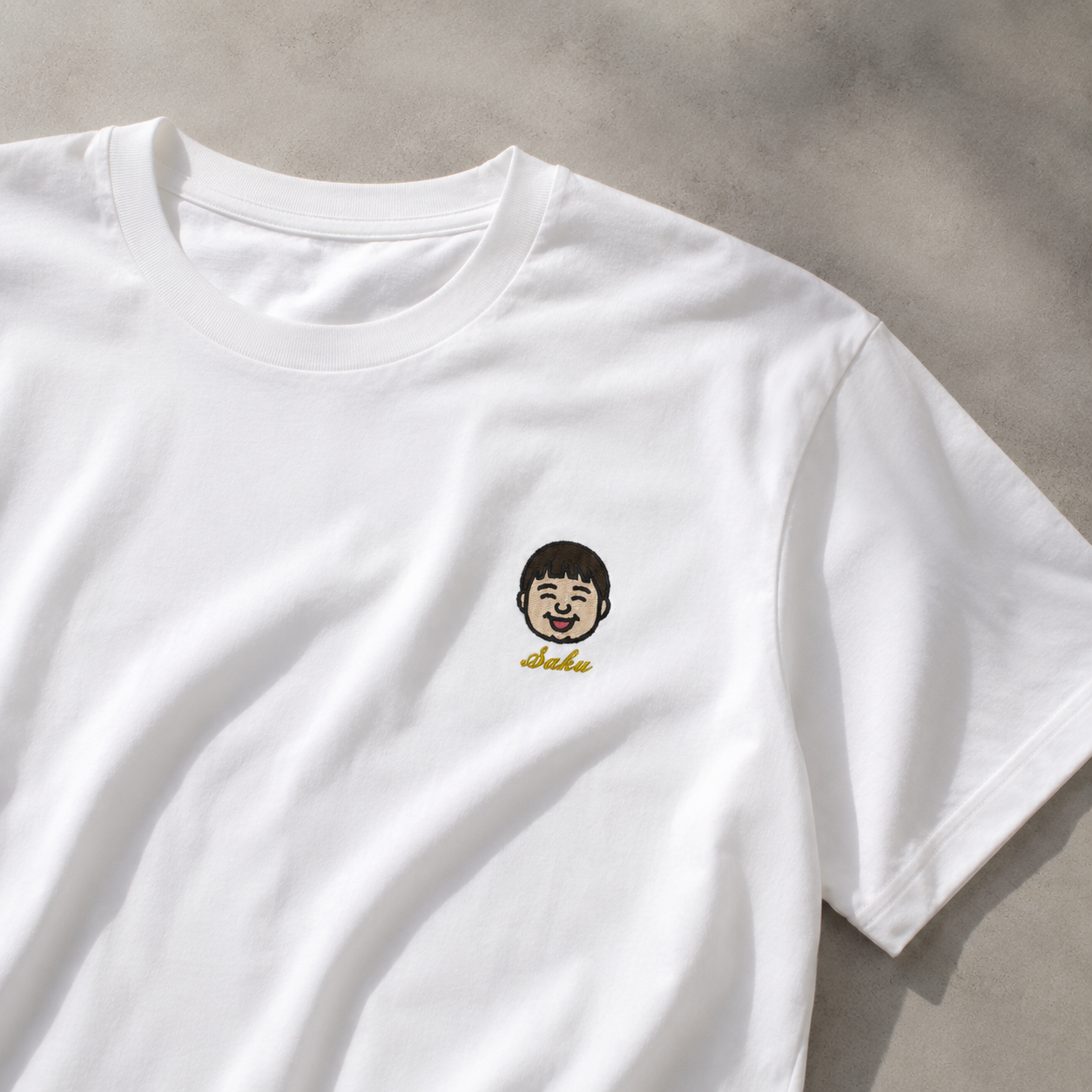 メモリアル刺繍　Tシャツ（ミニワンポイント）