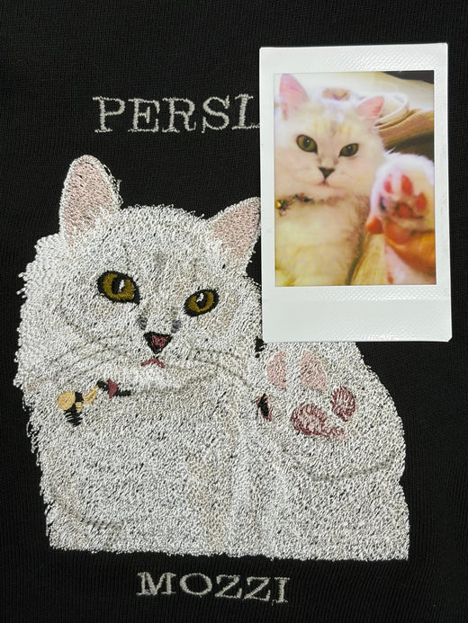 リアル刺繍パーカー