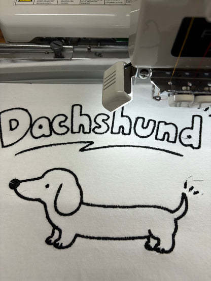 ゆるアメカジDog  Tシャツ【多摩の刺繍屋オリジナル】