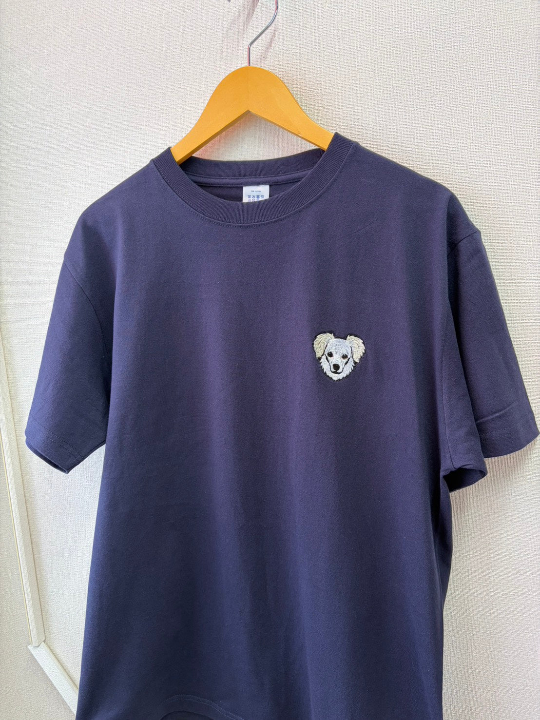 白チワックスのペット刺繍Tシャツ
