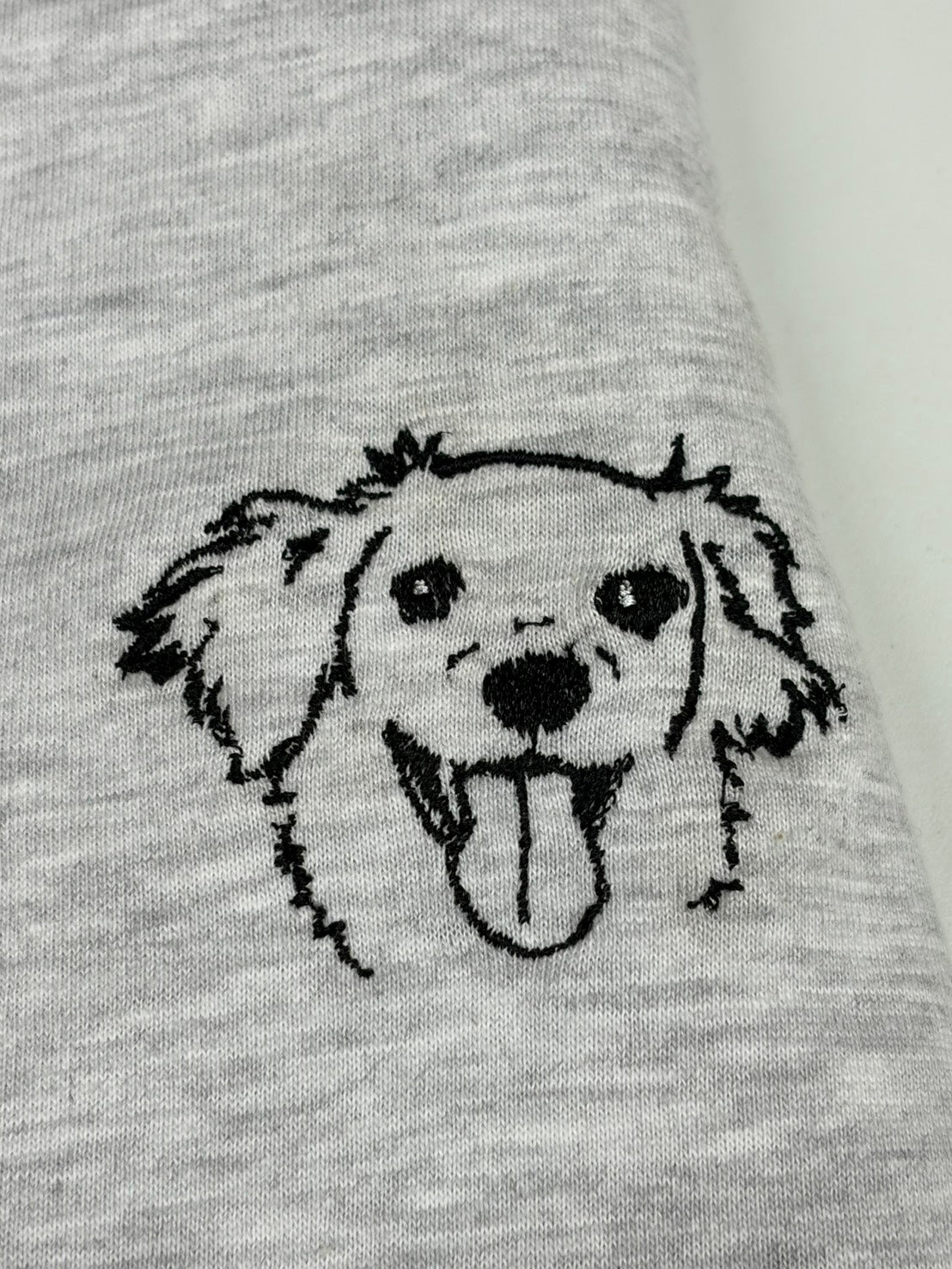 （ペット刺繍メーカー専用）線画刺繍Tシャツ