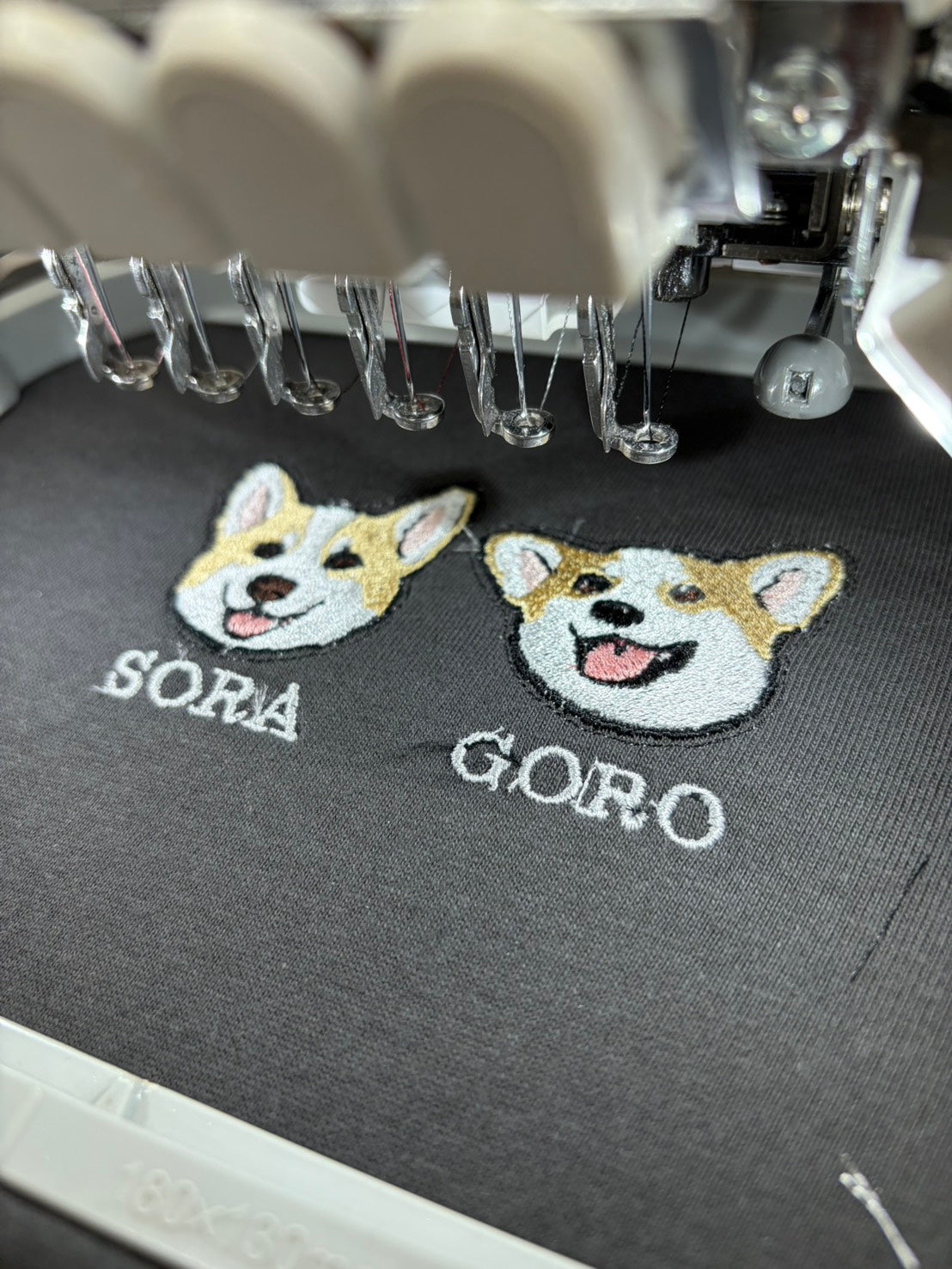 ペット刺繍　イラストスタイル｜Tシャツ（顔・１匹のみ）