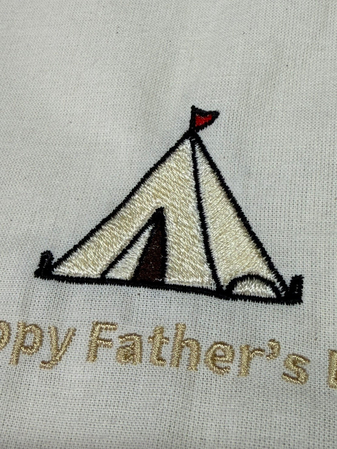 ギフト用　刺繍メッセージ　巾着袋