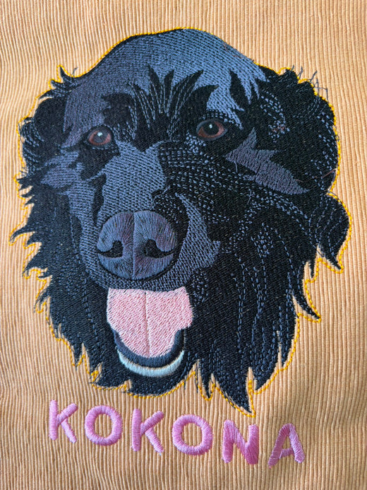 リアル刺繍クッションカバー