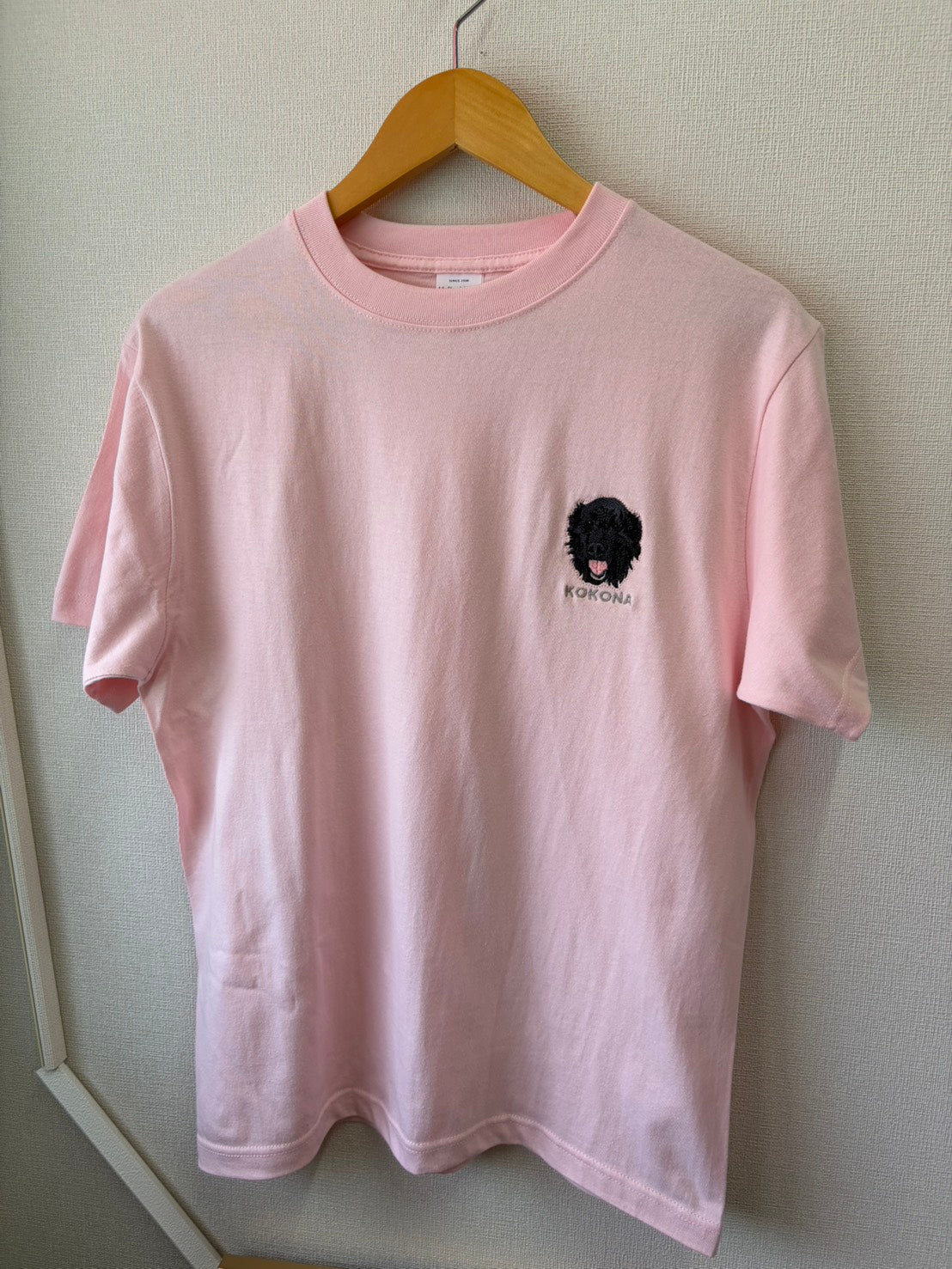 ペット刺繍のリアル刺繍Tシャツ（うちの子刺繍）