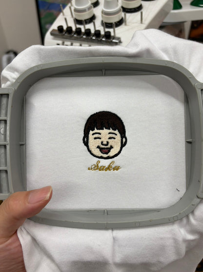 メモリアル刺繍　Tシャツ（ミニワンポイント）