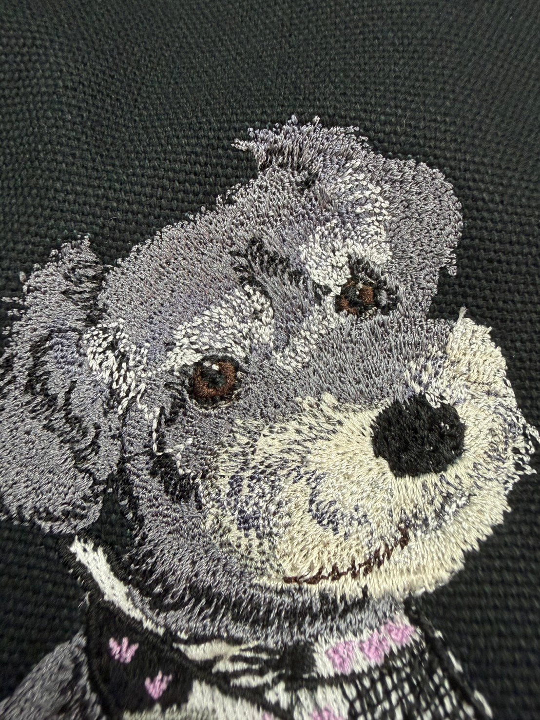 ペット刺繍　トートバッグ　リアルスタイル（顔 or 全身 １匹のみ）
