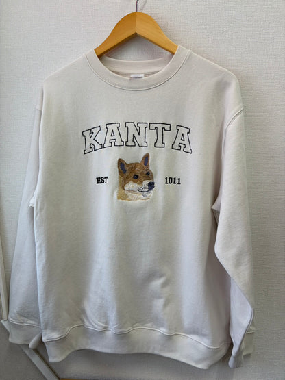 ペット刺繍　アメカジトレーナー　リアルスタイル