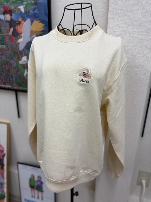 ワンポイント刺繍トレーナー