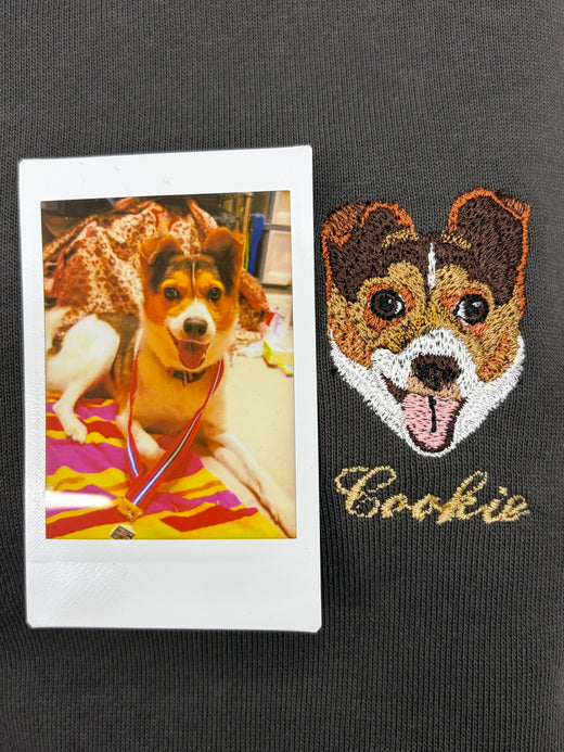 ワンポイント刺繍トレーナー